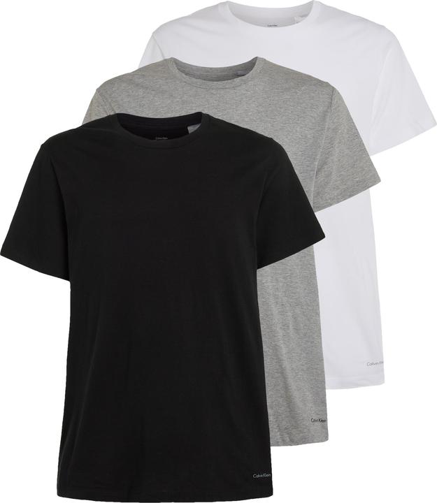 Actual product image Calvin Klein T-Shirt Crew Neck 3PK (S)