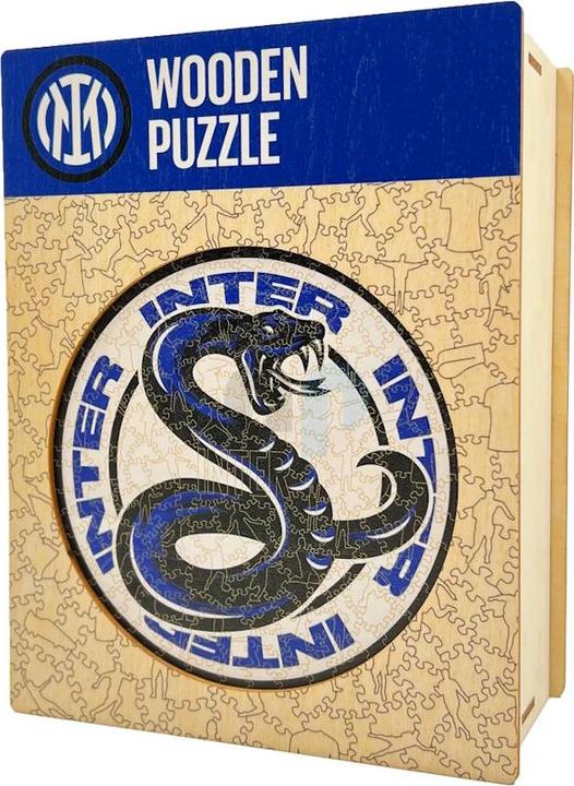 Iconic FC Inter Milan - Logo Biscione - Puzzle in Legno Taglia M (270 Pezzi) (270 pezzi)