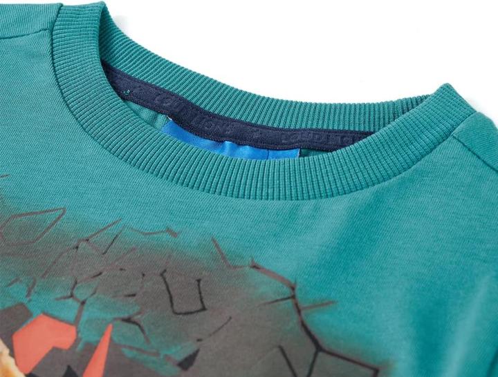 Actual product image VidaXL Children's long-sleeved shirt dark blue 104,Material: 100 (104)