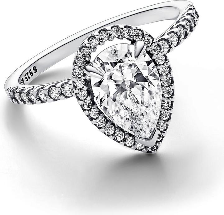 Immagine prodotto Pandora Anello con corona di pere scintillanti (60, 925 Argento)