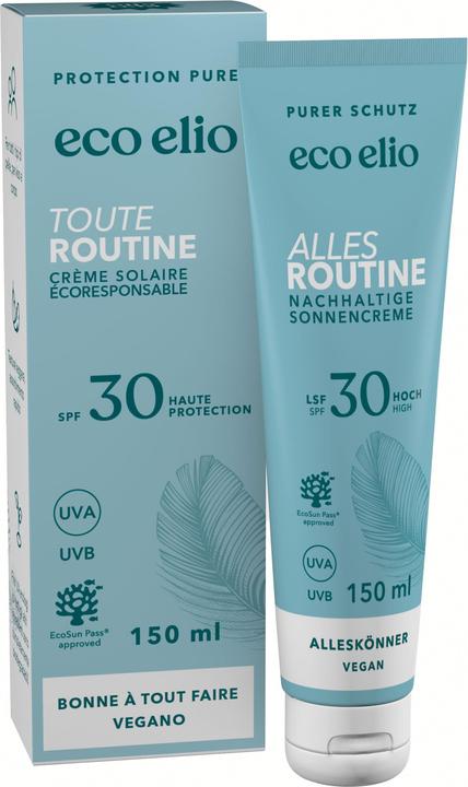 Actual product image Eco Elio Alles Routine (Suntan cream, SPF 30, 150 ml, 164 g)