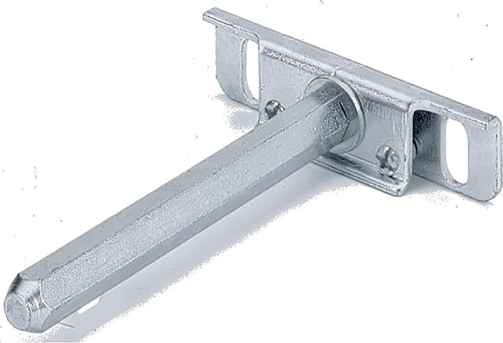 Actual product image Hettich Shelf support titanium steel galvanised concealed mounting (1 pcs.)