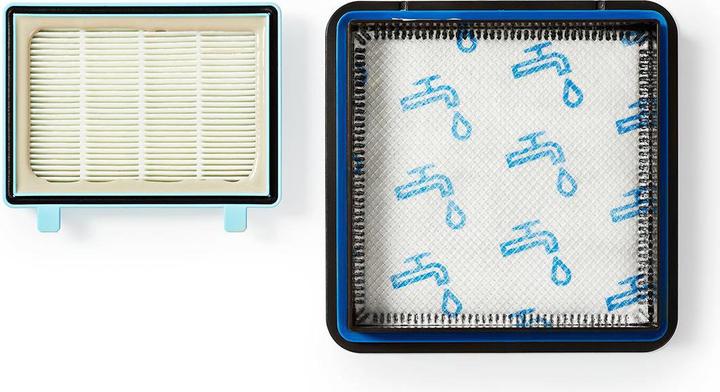 Produktbild Nedis HEPA Filter Set Ersatz für: Philips FC8010/01 / FC9331/09 / FC9332/09 Schwarz/Weiss Weiss/Schw