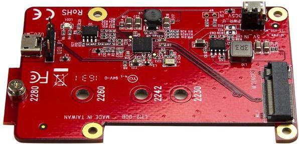 Actual product image StarTech M.2 Sata Raspberry Pi Adapter