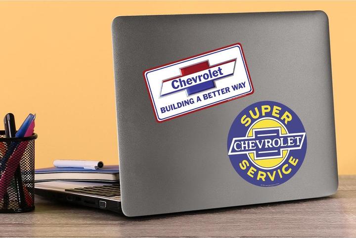 Immagine prodotto Chevrolet Deluxe Logo Adesivi Misura Confezione 50