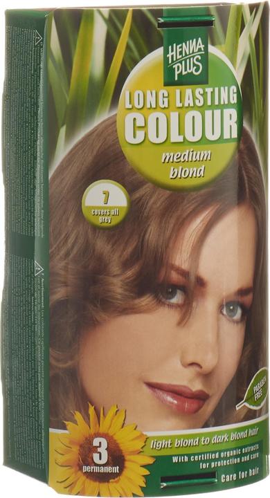 Hennaplus Long Lasting Colour (7 Mittelblond)