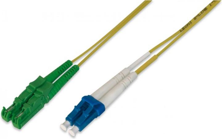 Digitus LWL Patchkabel, E2000 (8° APC) auf LC (PC), Singlemode (S/FTP, CAT6, 1 m)