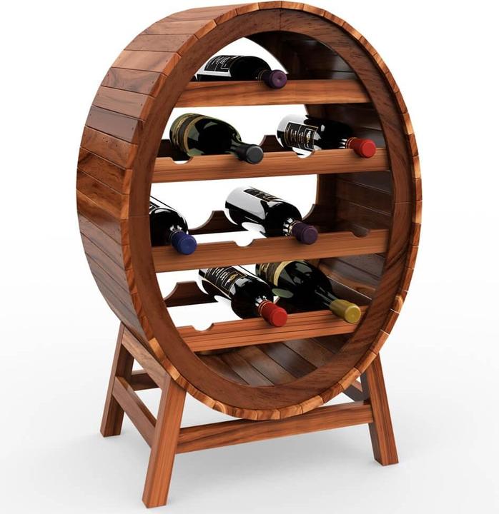 Immagine prodotto Casaria Portabottiglie in legno (90 x 50 x 30 cm)