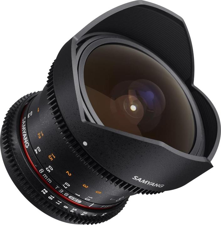 Actual product image Samyang 8mm T3.8 CSII VDSLR II Sony E-Mount (Sony E, APS-C / DX)