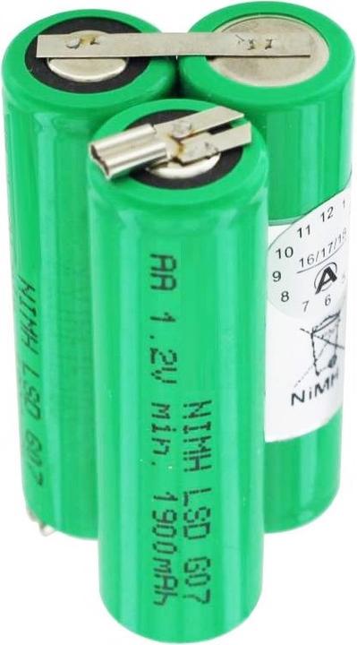 Image du produit AccuCell Pile bellissima ermilia Type 1870 B avec 2 contacts enfichables (1 pcs, 2100 mAh)