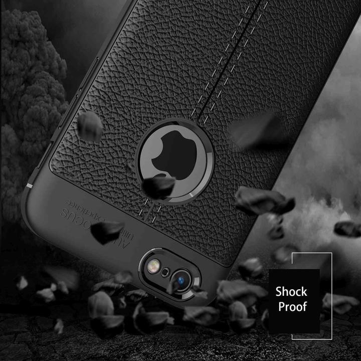 Actual product image Cadorabo TPU Cover Faux Leather Structure (Apple iPhone 6)