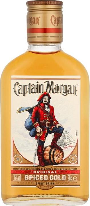 Image du produit Captain Morgan Spiced Gold 35% vol. 0,2l