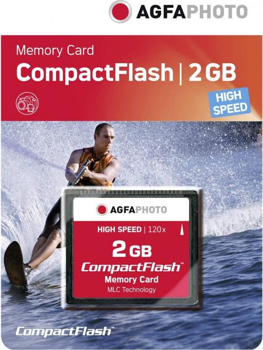 Actual product image AGFAPHOTO Compact Flash 2GB High Speed 120x MLC (2 GB, CF)