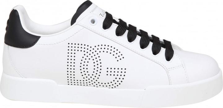 Produktbild Dolce & Gabbana portofino light sneakers in black and white leather (45)