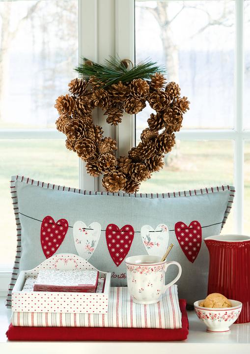 Immagine prodotto Greengate Abella piatto a campana di Natale bianco 14,2cm (1 x, 14.20 cm)