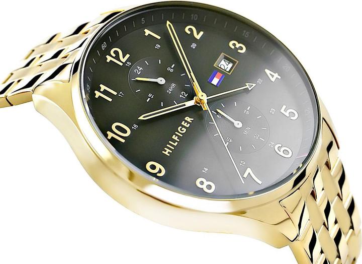 Actual product image Tommy Hilfiger Hilfiger 1791708 Horloge - RVS - Goudkleurig - 44 mm (44 mm)