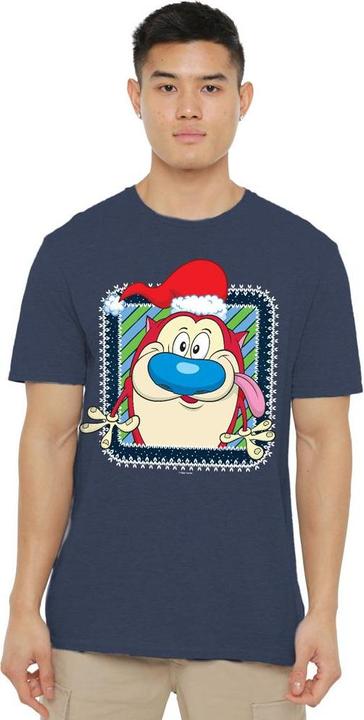 Produktbild Ren & Stimpy Festive TShirt weihnachtliches Design (M)