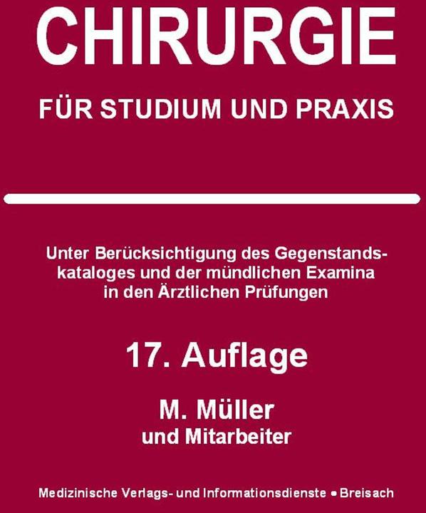 Produktbild Müller:Chirurgie (Deutsch, Markus Müller, 2024)