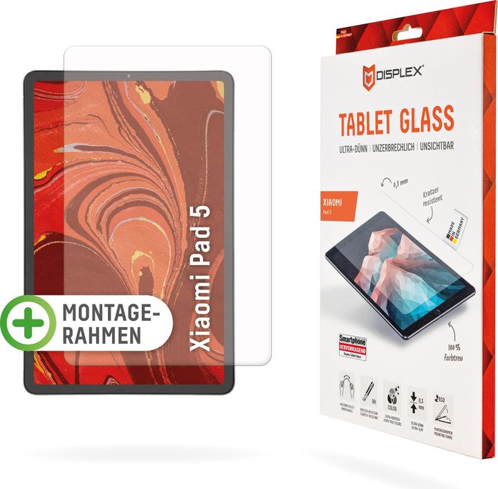 Image du produit Displex Tablet Glass, Tablet Schutzglas (1 pièce(s), Xiaomi Pad 5)
