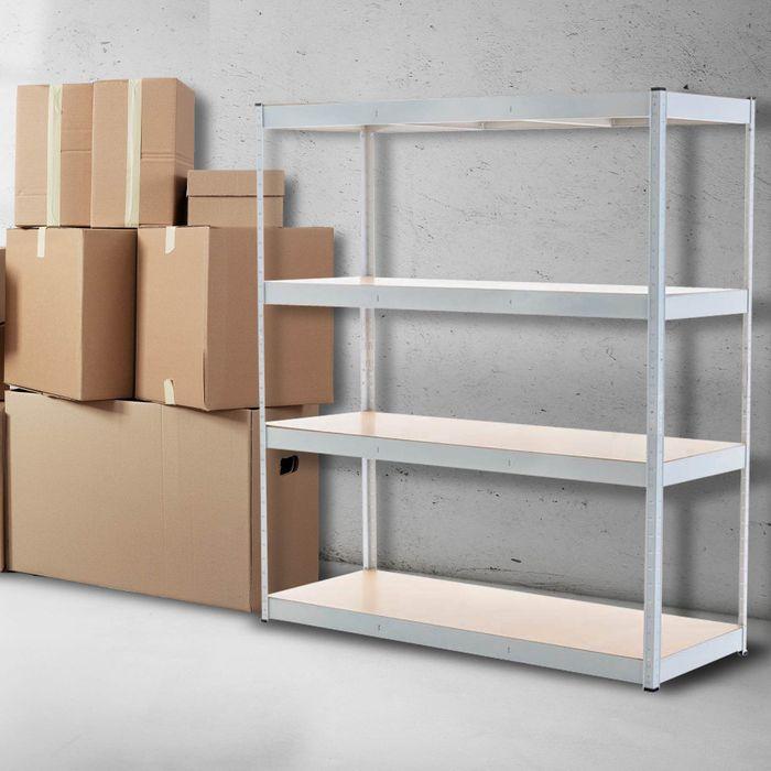 Produktbild Swisshandel24 Schwerlastregal 160x60x180 cm, weiss
