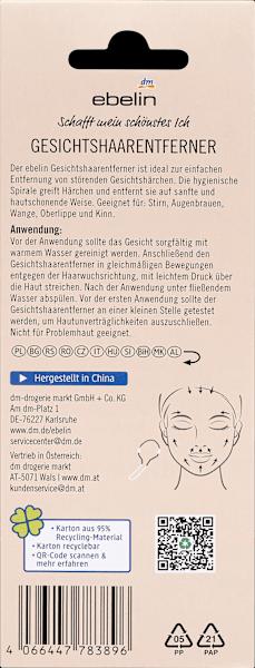 Image du produit dm ebelin Gesichtshaarentferner