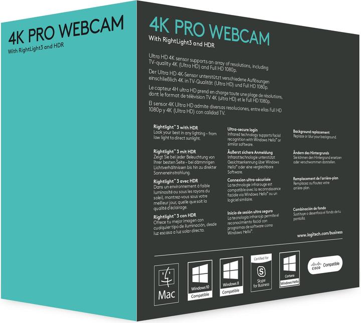 Image du produit Logitech Brio (13 Mpx)