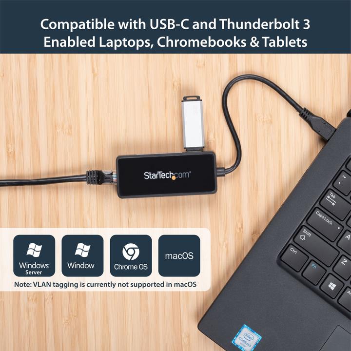 Immagine prodotto StarTech Adattatore Da USB-C A Gigabit (USB, RJ45 (1x))