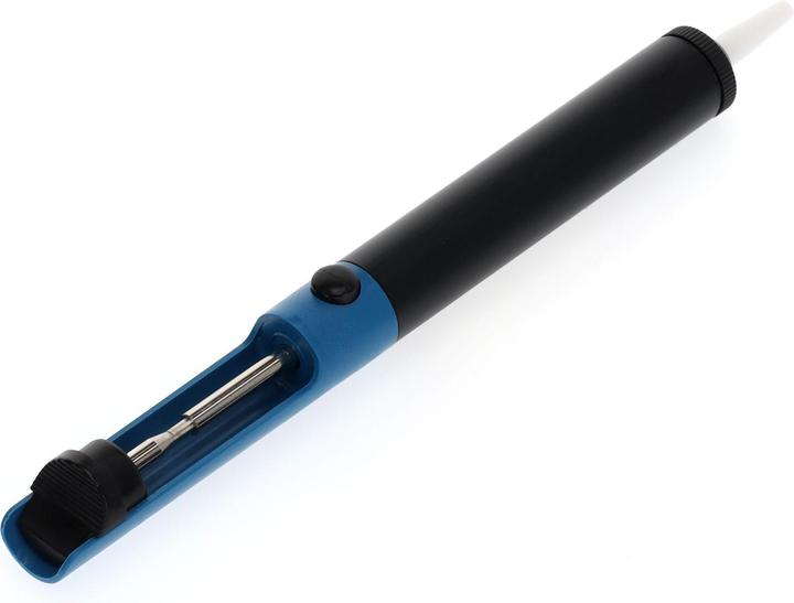 Actual product image Gedore Solder remover for removing solder residue, 22 cm, black/blue (Suction pump)