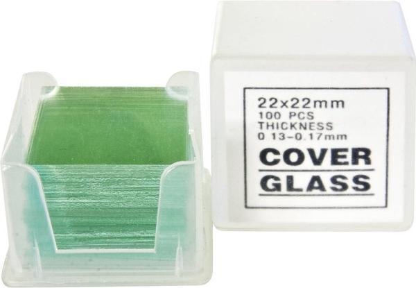 Produktbild Bresser Optik Deckgläser 100er 5915100 Mikroskop-Objektträger