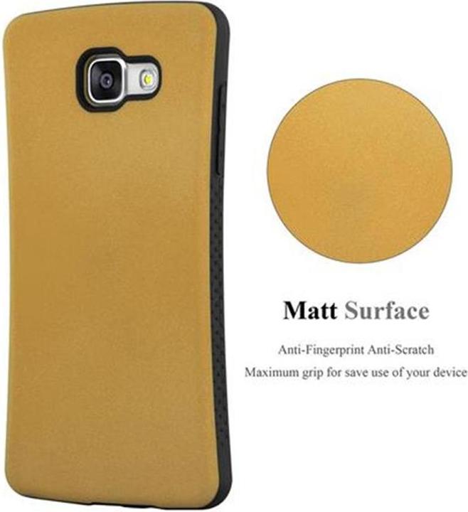 Actual product image Cadorabo Hard Cover Hybrid Rubberized (Samsung Galaxy A3 (2016))