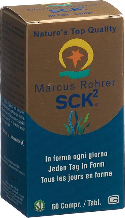 Produktbild Marcus Rohrer Spirulina Spirulina SCK2 (neu) Tabl (60 Stück, Tabletten, 212 g)