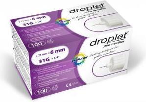 Image du produit Droplet Aiguilles de stylo 6mm 100 pcs (Aiguilles de stylo + aiguilles jetables)