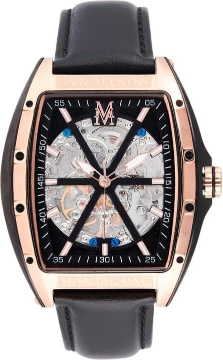 Immagine prodotto Montignac Orologio Automatico Tonneau (Orologio scheletrato)