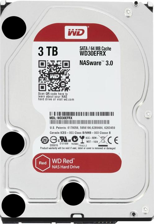 Immagine prodotto WD Red (3 TB, 3.5", CMR)