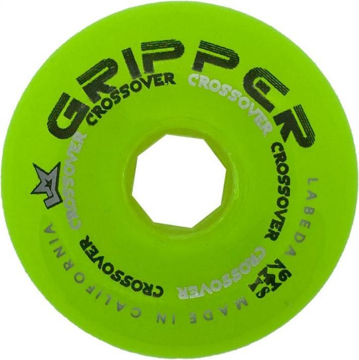 Labeda Gripper X-Soft 4er-Pack Rollhockey-Räder (Grün, 80 mm) (80 mm)