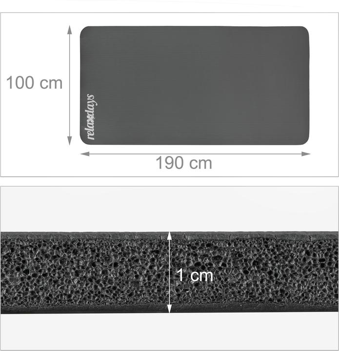 Actual product image Relaxdays Yoga mats (10 mm)