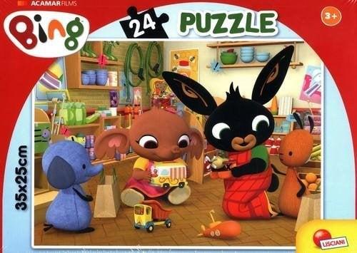 Productafbeelding Lisciani 99412 - - BING PUZZEL M-PLUS 24 - BIJ DE SUPERMARKT! (24 onderdelen)