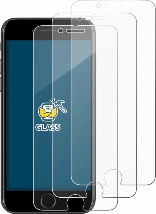 Produktbild BROTECT Panzerglas Hartglas Displayschutz (3 Stück, Apple iPhone 7)