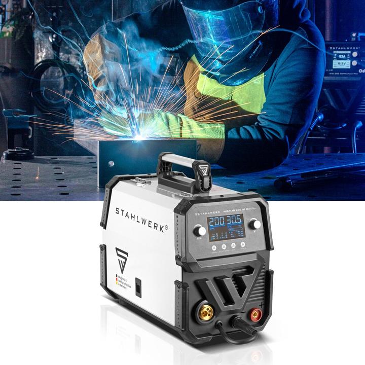 Actual product image Stahlwerk Welding machine MIG MAG 200 ST Digital IGBT shielding gas with 200 A