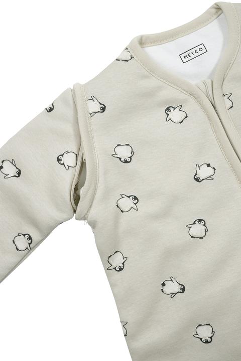 Produktbild Meyco Penguin babyschlafsack mit abnehmbaren ärmeln (110 cm, 2.5 TOG)