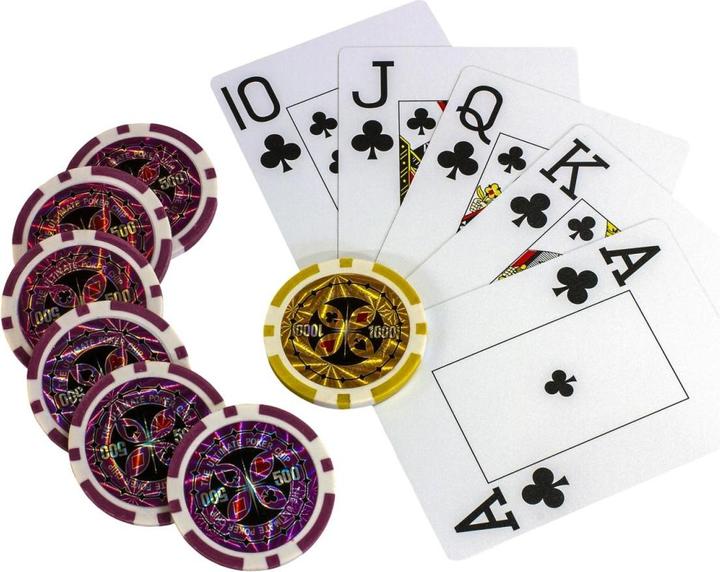 Produktbild Games Planet Pokerkoffer, 1000 Laserchips, Aluminium