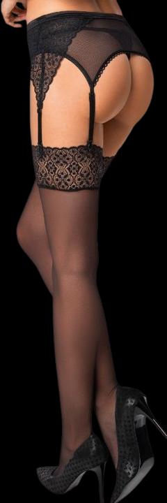 Image du produit Obsessive Shibu Stockings Noir L/XL (XL)