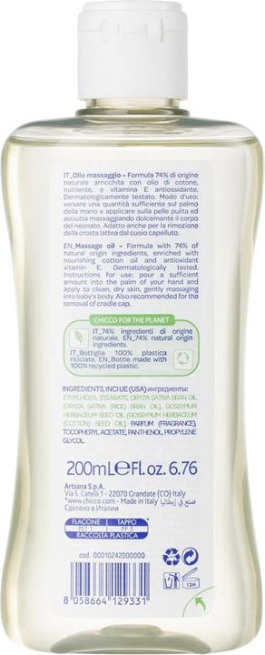 Image du produit Chicco Huile de massage 0m+ Huile