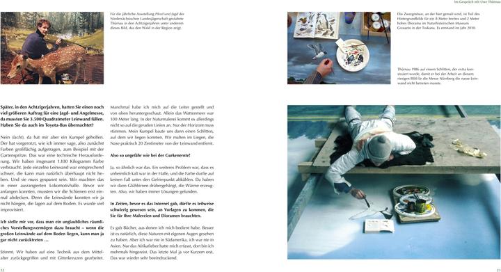 Produktbild Uwe Thürnau. Tierkulissen für Zoos, Museen und Ausstellungen (Deutsch, Marietta Schwarz, Natascha Meuser, Uwe Thürnau, 2024)