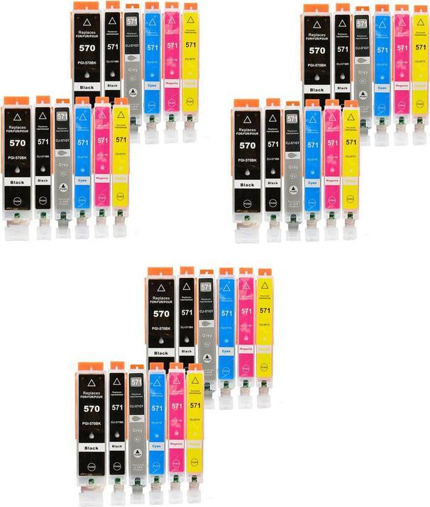 Produktbild Hermex Kompatible Tintenpatrone XL für Canon PIXMA MG7750 (M, Y, BK, C, PGBK, GY)