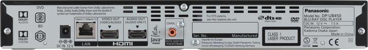 Immagine prodotto Panasonic DP-UB450 (Lettore Blu-ray)
