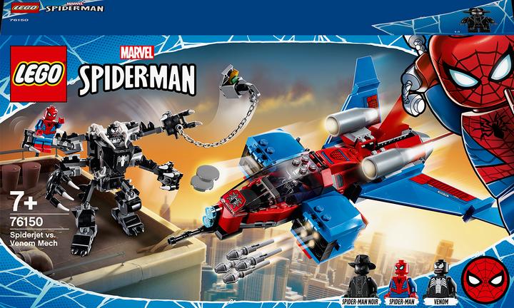 Actual product image LEGO Spiderjet vs. Venom Mech (76150, LEGO Marvel)