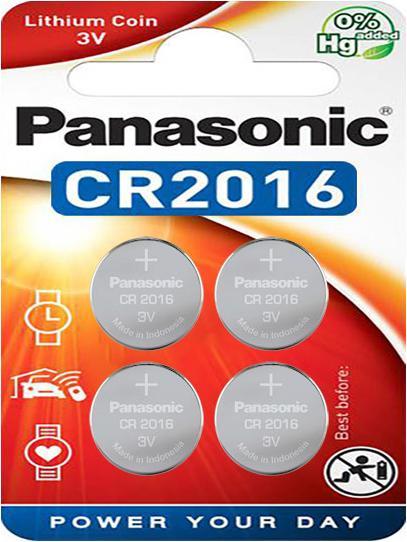 Immagine prodotto Panasonic Potenza al litio CR2016 (4 pz., CR2016, 165 mAh)