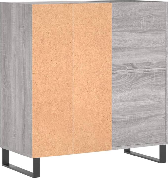 Produktbild VidaXL Plattenschrank Grau Sonoma 84,5x38x89 cm Holzwerkstoff