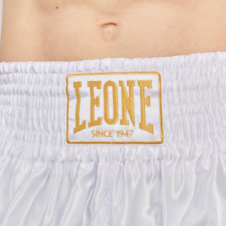 Image du produit Leone Basic Pantalon de Kickboxing AB970 Blanc (M)